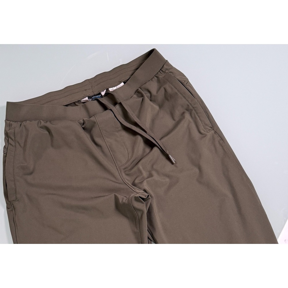 Mondetta Outdoor Project Ankle Zip Joggers Mens M Olive Green Tech-Luxe